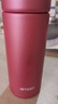 虎牌（TIGER）保温杯轻便迷你真空办公男女水杯MMZ-A35C-PF 霜花粉 350ml 实拍图