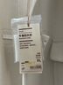 无印良品（MUJI）女式羊毛混牛角扣大衣长款连帽毛呢呢子外套秋冬季外衣女装 米白色 XL (165/92A) 实拍图