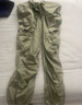 MUJI男式 水洗轻便 工装裤 男士长裤子休闲裤男装 25年春季 AE0Z0A5S 卡其绿 L (175/88A) 实拍图