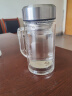 宅轻松 带滤网简约双层玻璃办公杯商务便携泡茶杯茶水分离家用办公水杯 实拍图