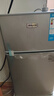 日普（RIPU）小冰箱迷你小型双门家用一级能效宿舍出租房办公室节能省电冷藏冷冻电冰箱 【一级能效】58升银色【3天不到1度电】 实拍图