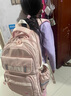EKK日本进口名牌中学生护脊减负书包初中女生高中生小学3-6年级男大 红配米黄丝印款 (爆)多人选择 实拍图