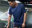 安德玛（Under Armour）速干运动短袖T恤男夏季足球上衣吸湿排汗健身透气训练服球衣 实拍图