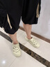 利达妮（TZLDN）轮胎洞洞鞋男士夏季厚底增高防滑防臭沙滩凉鞋eva包头拖鞋男外穿 大地色 【时尚轮胎底】 44-45 【适合43-44】 实拍图