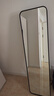 娜兰斯 穿衣镜全身镜落地镜铝合金家用壁挂试衣卧室镜子贴墙现代大镜子 经典黑40*150（壁挂支架两用） 实拍图