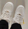 耐克NIKE板鞋女空军一号 AIR FORCE 1运动鞋FV3654-111帆白40.5 实拍图