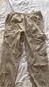 骆驼（CAMEL）休闲户外登山裤男防泼水直筒工装裤 J14CA6L6645 卡其 XL 实拍图