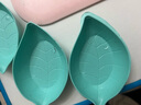 蘸料小吃碟家用厨房小麦秸秆调味盘餐具 3个 随机颜色 3个 树叶形调味碟【3个】 实拍图