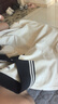 FILA FUSION斐乐潮牌女子连衣裙夏时尚宽松简约POLO领连身裙 乳糖色-BG M （165/84A/M） 实拍图