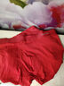 都市丽人红内裤男纯棉本命年男结婚红内裤抑菌透气宽松平角四角短裤衩头 实拍图