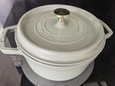 珐宝（staub）法国进口珐琅铸铁锅双耳煲汤锅烹饪锅具尤加利绿色22cm 1025321 实拍图