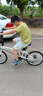 大行（DAHON）经典D6折叠自行车20英寸6速成人休闲单车 KBC061 丽面白 实拍图