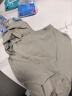 京东京造【3件89.9元】T恤男短袖男男士T恤夏季白小T男女同款 浅灰色 L 实拍图