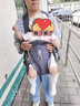 纽贝乐婴儿背带腰凳新生儿童宝宝双肩夏季透气多功能背娃神器小孩抱凳 月影灰【升级旋钮款，舒适减压】 实拍图
