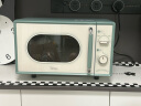 美的（Midea）小滋味微波炉家用小型 复古旋钮薄荷曼波风 一级能效平板变频轻音M1G1 实拍图