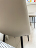 苡茉餐椅餐桌椅子家用新款椅子凳子靠背椅轻奢北欧高级餐厅主人椅米白 实拍图