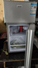 长城（GREAT WALL FRIDGE）家用迷你小冰箱小型冷冻冷藏保鲜宿舍出租房办公室节能省电双开门电冰箱 银色58L【一级能效 全国联保】 实拍图