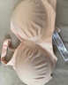 美德乐（Medela）哺乳文胸产后喂奶孕妇内衣单层前开扣轻盈款 奶油色 XL 实拍图