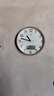 康巴丝（Compas）挂钟走时客厅办公室钟表挂墙简约创意时钟时尚石英钟现代挂表 c3221Y日历闪金(23*23cm) 实拍图
