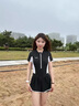 COSMICKISS泳衣女成人分体新款保守显瘦遮肚游泳衣泡温泉女学生运动沙滩泳装 清新绿分体泳衣【均码80-120斤】 实拍图