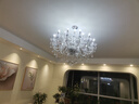 梵帝卡罗欧式水晶灯法式客厅别墅洋房灯具餐厅灯酒店婚庆蜡烛水晶灯婚房灯 18头-直径100*高90CM-三色 实拍图