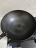 京东京造 炒锅 炒菜燃气灶可用爆炒无涂层防粘 锤纹精铁炒锅 32cm 实拍图