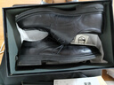 奥康（Aokang）系带舒适大底纯色商务正装透气男士皮鞋 黑43码 实拍图