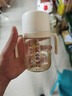 小土豆（potato）PPSU吸管奶瓶4个月以上大宝宝带手柄重力球奶嘴240ml 奶油白 实拍图
