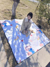 尔山集超声波野餐垫 户外野餐垫 公园露营防潮垫 可机洗露营牛津布地垫 【元气少女】 200*200cm 晒单实拍图