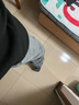 杉努（SHANNU）束脚裤子男春夏季薄款潮流宽松运动日系工装秋休闲九分长裤男装 （两条）2061黑色+2061灰色 XL （建议130-150斤） 实拍图