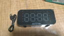 雅兰仕无线蓝牙音箱智能闹钟时钟音响AI语音控制手机插卡便携式迷你家用电脑微信收款播报小音响 升级版黑【闹钟+音箱/单组闹钟】 实拍图