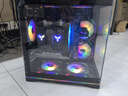 EVESKY  棱镜4代PRO机箱风扇水冷12CM机箱风扇正反向无线拼接ARGB神光同步PWM温控棱镜6pro电脑风扇 棱镜4代PRO黑色正向风扇(5V三针接口) 实拍图