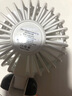 卡培登手持小风扇 多功能智能数显大风力风扇便携迷你充电风扇办公室宿舍桌面户外可用 F01/N15白色 实拍图