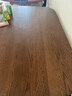 源氏木语 实木餐桌现代简约家用饭桌北欧小户型餐厅桌子橡木 胡桃色餐桌1.4米+圆弧餐椅*4 实拍图