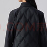 探拓（TECTOP）户外轻薄羽绒服修身保暖羽绒外套 2347234YR 女款经典黑3XL 实拍图