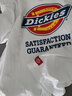 dickieslogo印花短袖T恤情侣款圆领休闲男装T恤 DK007088 白色 XL  实拍图