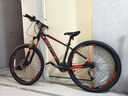 辐轮王全球十大自行车品牌排行榜辐轮王山地车成人变速运动成人男女单车 黑红白 -下单备注身高 实拍图