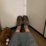 马丁（DR.MARTENS）8065 Mary Jane舒适美拉德疯马皮棕色皮鞋玛丽珍鞋 深棕色 37 实拍图