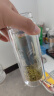 富光双层玻璃杯 高硼硅玻璃泡茶杯子 茶水分离杯 带茶隔商务水杯男士 实拍图
