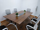 科硕 上海办公家具简约 6人8人办公会议桌长桌多人新款会议桌椅组合 2.2米会议桌+6把椅子 实拍图