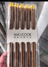 美厨（maxcook）筷子木筷 分色筷天然家用鸡翅木筷子 筷子金福圆筷2双MCK8470 实拍图