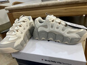 斐乐（FILA） 可颂面包鞋运动鞋女休闲鞋老爹鞋厚底鞋子 豆腐白/燕麦色-TO 38.5 实拍图