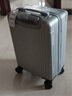 掌金者行李箱小型登机箱结实耐用商务拉杆箱包万向轮托运密码箱旅行皮箱 【 星空银】 拉链 20英寸 【登机箱】 实拍图