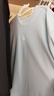 耐克NIKE男子短袖T恤 针织无领 运动休闲 简约时尚DO7393-442蓝藏青XL 实拍图