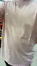 杰克·琼斯（JACK&JONES）25年男装T恤男夏季T恤舒适男士短袖凉感多色上衣纯色水洗不易走形 C19桃色 L 实拍图