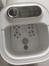 美的（Midea）泡脚桶杀菌洗脚盆加热自动按摩足浴盆理疗泡小腿按摩盘可拆洗生日礼物送男女友送长辈 ZL2暖阳白 实拍图