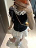 LDBE韩系甜美花边波点拼接短袖t恤女夏季修身显瘦设计感小众正肩上衣 黑色 XL 【110-120斤】 实拍图