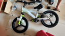 凤凰（Phoenix）儿童自行车儿童山地自行车小孩单车带辅助轮6-10岁凤凰儿童自行车 顶配绿丨一体轮+侧支撑+礼包 16寸【适合105-130cm】 实拍图
