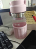 哈尔斯玻璃杯茶水分离杯泡茶杯男女便携水杯办公室茶水杯 紫色450ML 实拍图