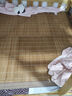席师傅凉席1.5x2米竹席家用夏季裸睡宿舍学生双面可折叠1.8x2米空调席子 质朴碳化席【配冰丝枕套】 135X195CM【双面可用】 实拍图